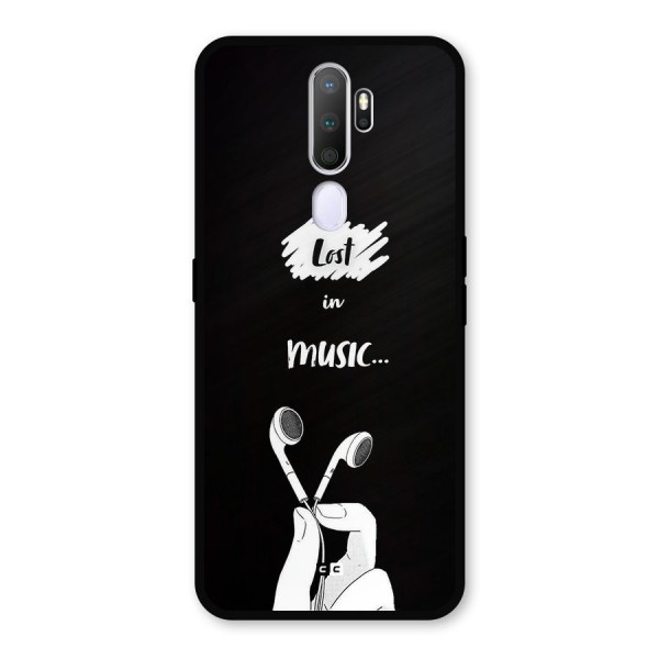 Lost In Music Metal Back Case for Oppo A9 (2020)