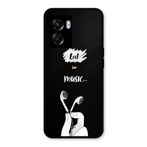 Lost In Music Metal Back Case for Oppo K10 (5G)