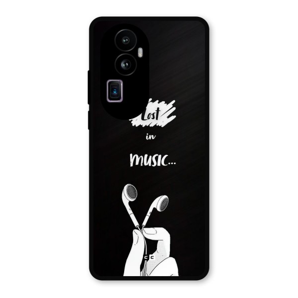 Lost In Music Metal Back Case for Oppo Reno10 Pro Plus