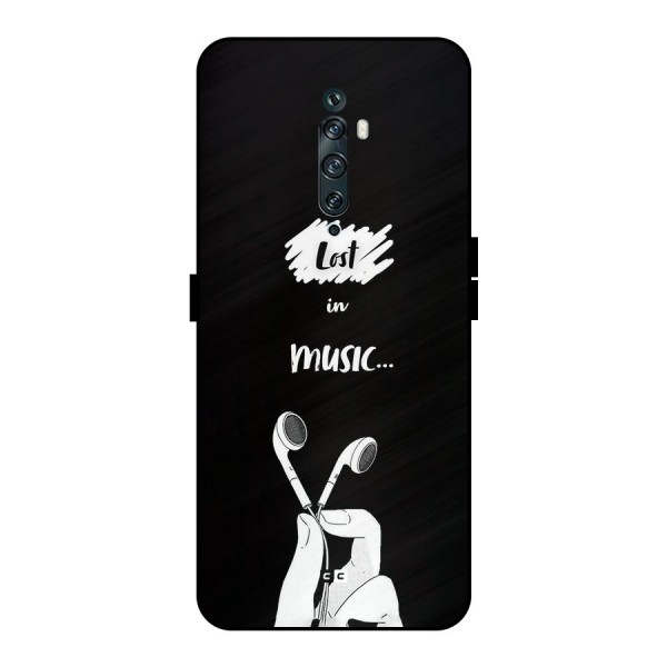 Lost In Music Metal Back Case for Oppo Reno2 F