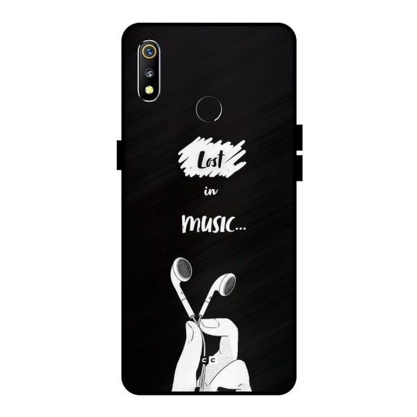 Lost In Music Metal Back Case for Realme 3