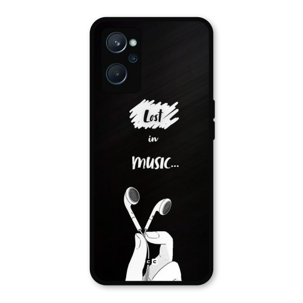 Lost In Music Metal Back Case for Realme 9i