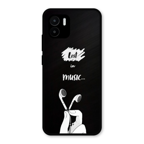 Lost In Music Metal Back Case for Redmi A1