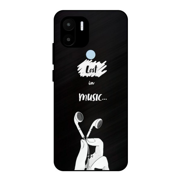 Lost In Music Metal Back Case for Redmi A1 Plus