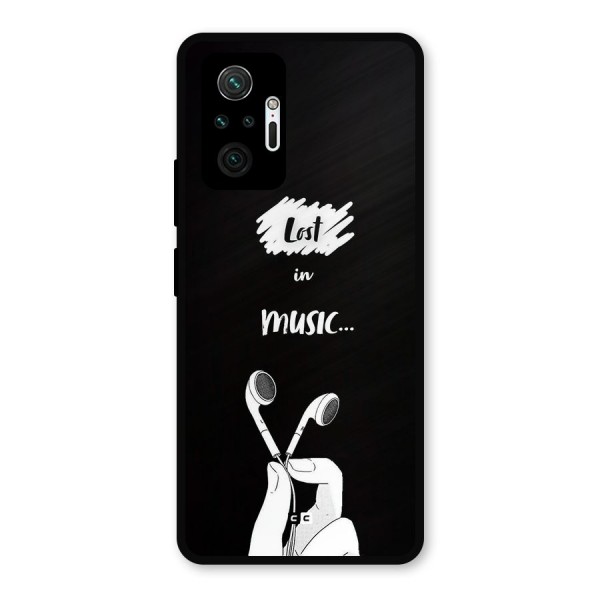 Lost In Music Metal Back Case for Redmi Note 10 Pro