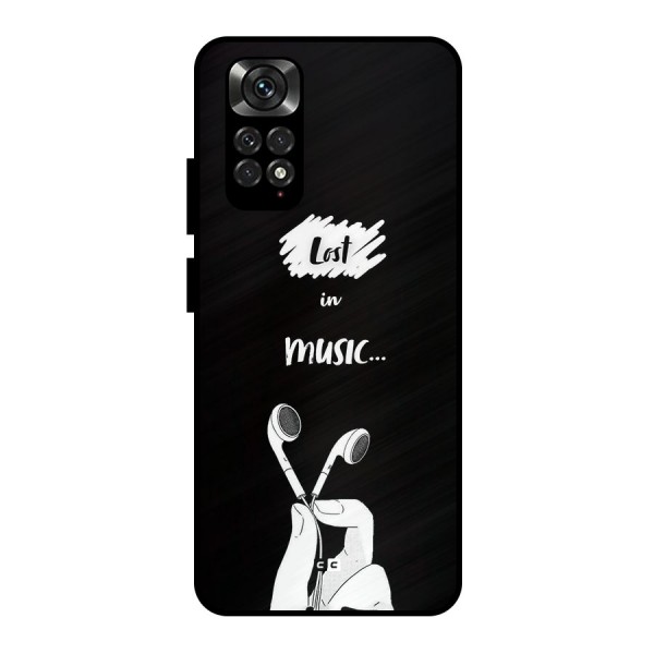 Lost In Music Metal Back Case for Redmi Note 11 Pro