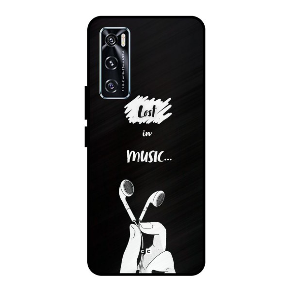 Lost In Music Metal Back Case for Vivo V20 SE