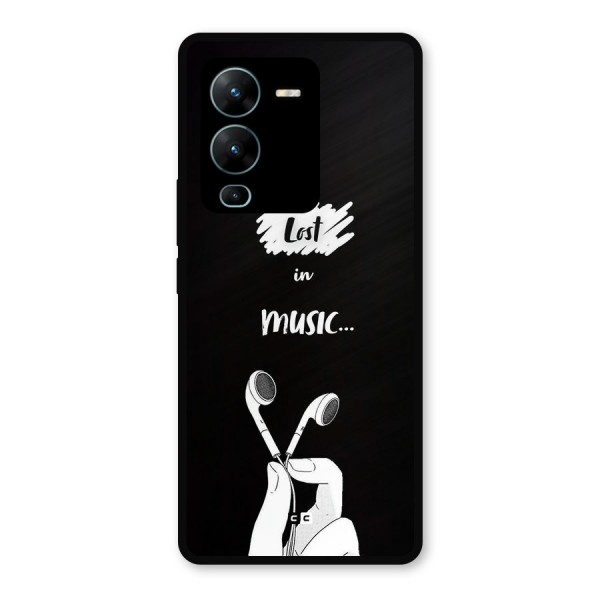 Lost In Music Metal Back Case for Vivo V25 Pro