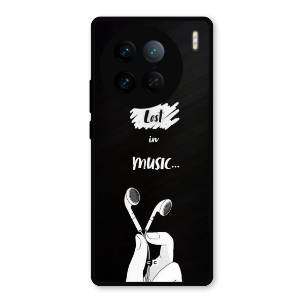 Lost In Music Metal Back Case for Vivo X90 Pro