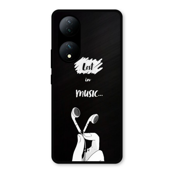 Lost In Music Metal Back Case for Vivo Y100a