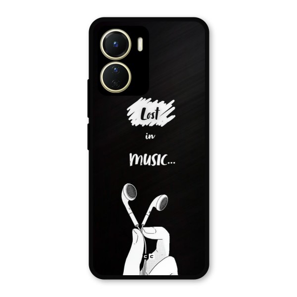 Lost In Music Metal Back Case for Vivo Y16