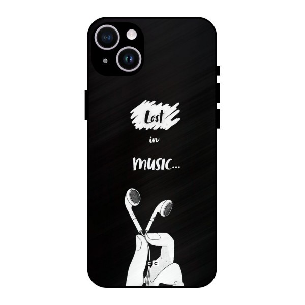 Lost In Music Metal Back Case for iPhone 14 Plus