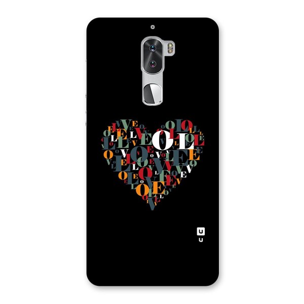 Love Abstract Heart Art Back Case for Coolpad Cool 1