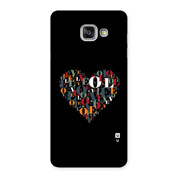 Love Abstract Heart Art Back Case for Galaxy A7 (2016)