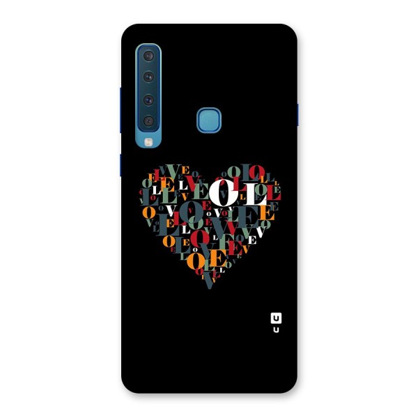 Love Abstract Heart Art Back Case for Galaxy A9 (2018)