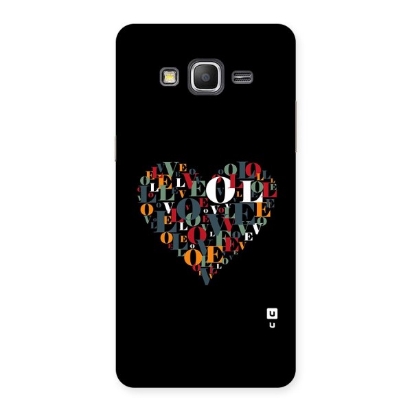 Love Abstract Heart Art Back Case for Galaxy Grand Prime