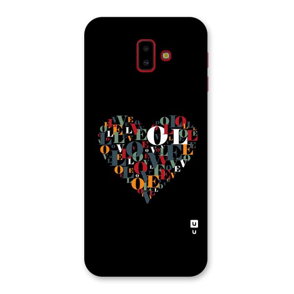 Love Abstract Heart Art Back Case for Galaxy J6 Plus