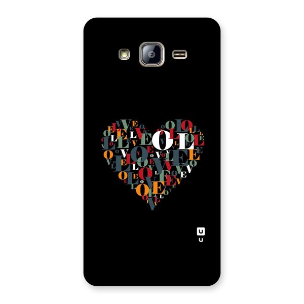 Love Abstract Heart Art Back Case for Galaxy On5