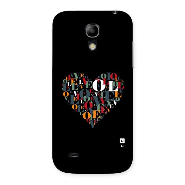 Love Abstract Heart Art Back Case for Galaxy S4 Mini