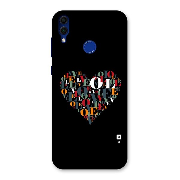 Love Abstract Heart Art Back Case for Honor 8C