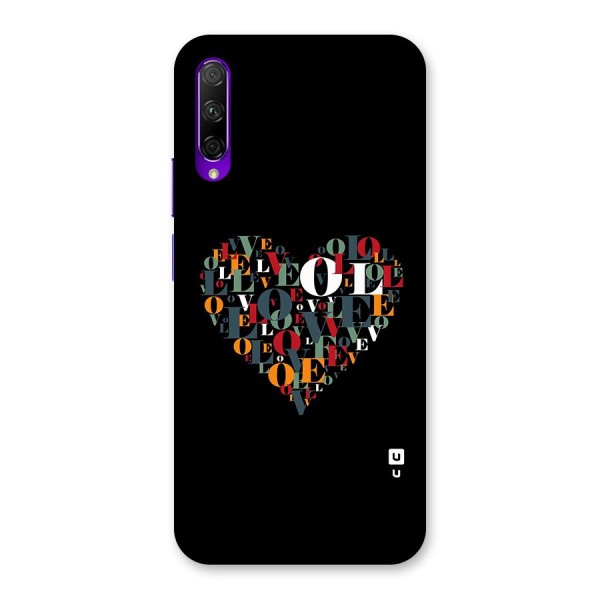 Love Abstract Heart Art Back Case for Honor 9X Pro