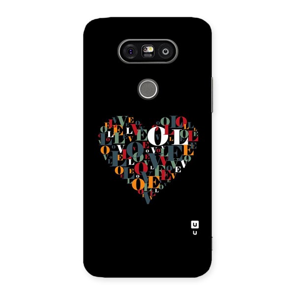 Love Abstract Heart Art Back Case for LG G5