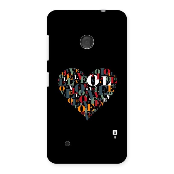 Love Abstract Heart Art Back Case for Lumia 530