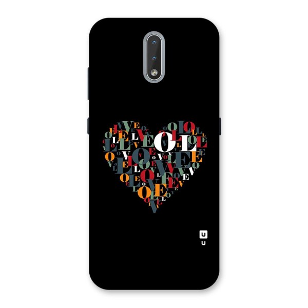 Love Abstract Heart Art Back Case for Nokia 2.3