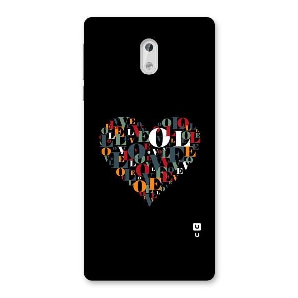 Love Abstract Heart Art Back Case for Nokia 3