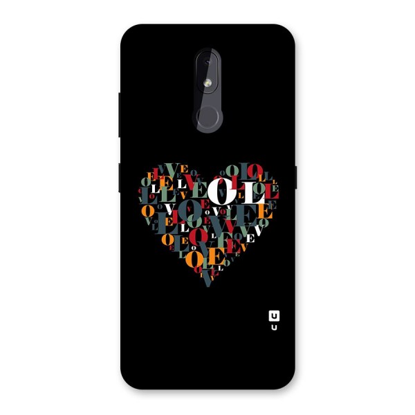 Love Abstract Heart Art Back Case for Nokia 3.2