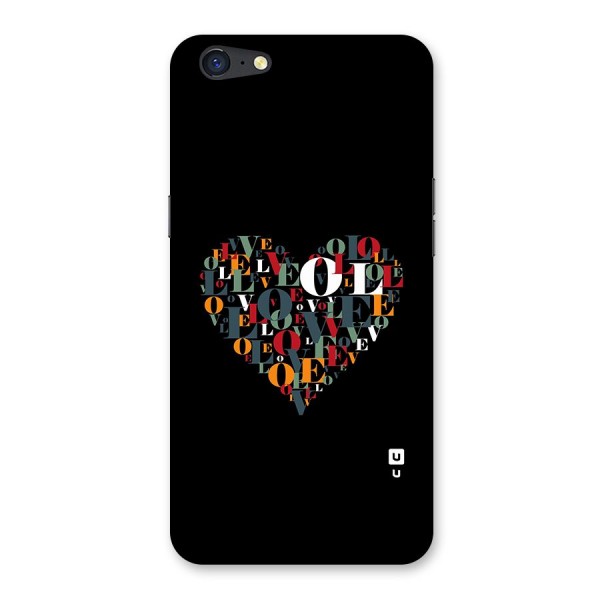 Love Abstract Heart Art Back Case for Oppo A71