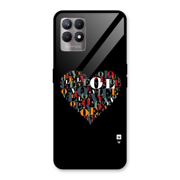 Love Abstract Heart Art Back Case for Realme 8i