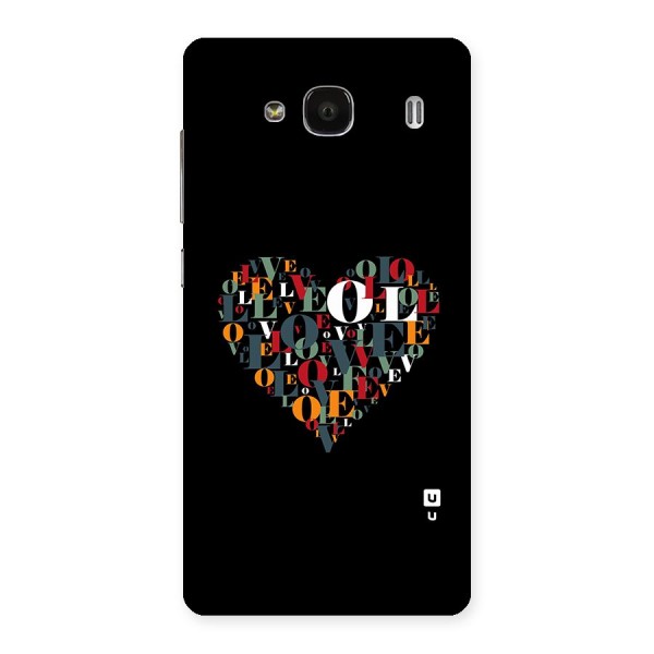 Love Abstract Heart Art Back Case for Redmi 2s