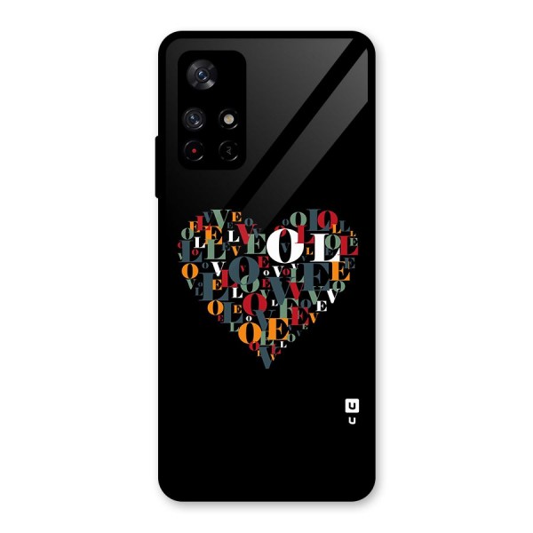 Love Abstract Heart Art Back Case for Redmi Note 11T 5G