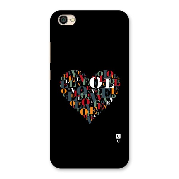 Love Abstract Heart Art Back Case for Redmi Y1 Lite