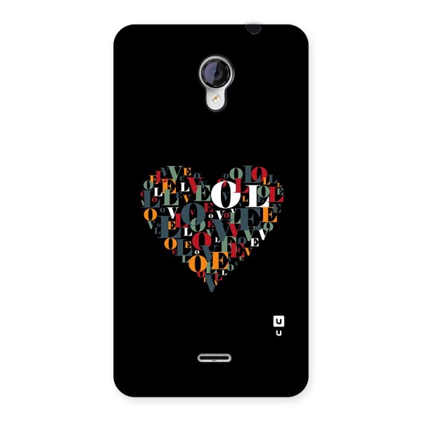 Love Abstract Heart Art Back Case for Unite 2 A106