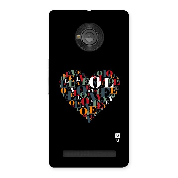 Love Abstract Heart Art Back Case for Yuphoria