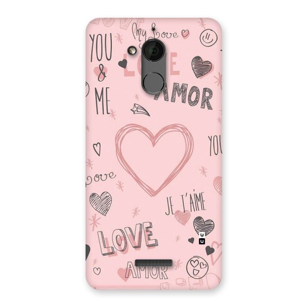 Love Amor Back Case for Coolpad Note 5