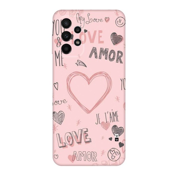 Love Amor Back Case for Galaxy A23