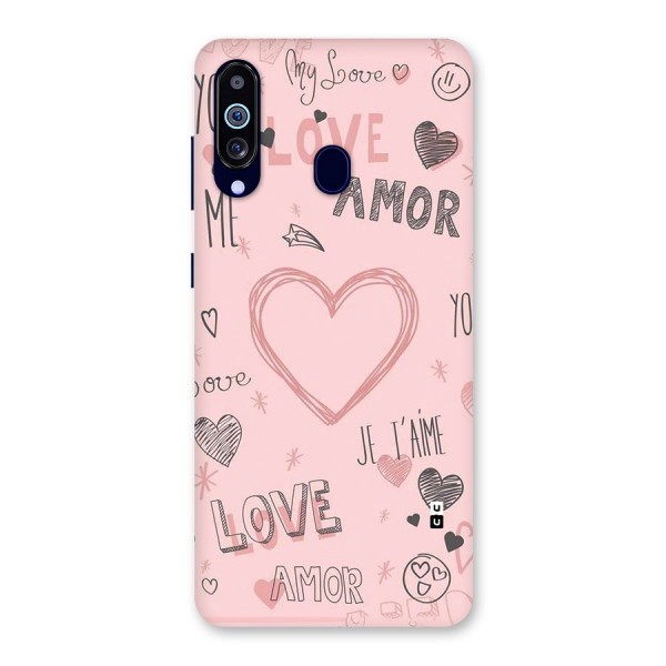 Love Amor Back Case for Galaxy A60