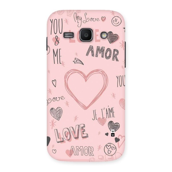 Love Amor Back Case for Galaxy Ace3