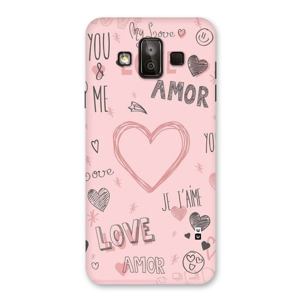 Love Amor Back Case for Galaxy J7 Duo