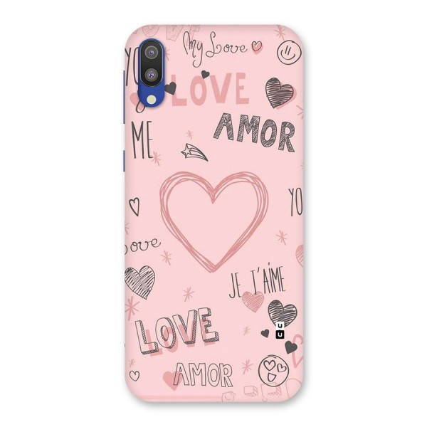 Love Amor Back Case for Galaxy M10