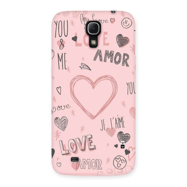 Love Amor Back Case for Galaxy Mega 6.3