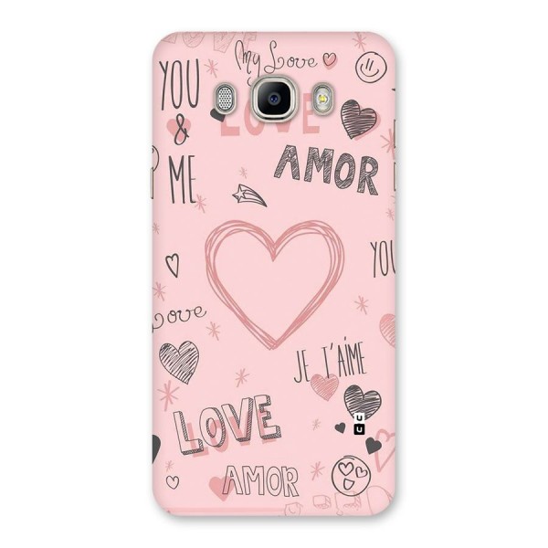 Love Amor Back Case for Galaxy On8