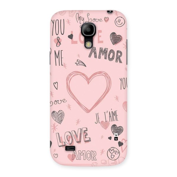 Love Amor Back Case for Galaxy S4 Mini