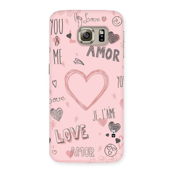 Love Amor Back Case for Galaxy S6 Edge Plus