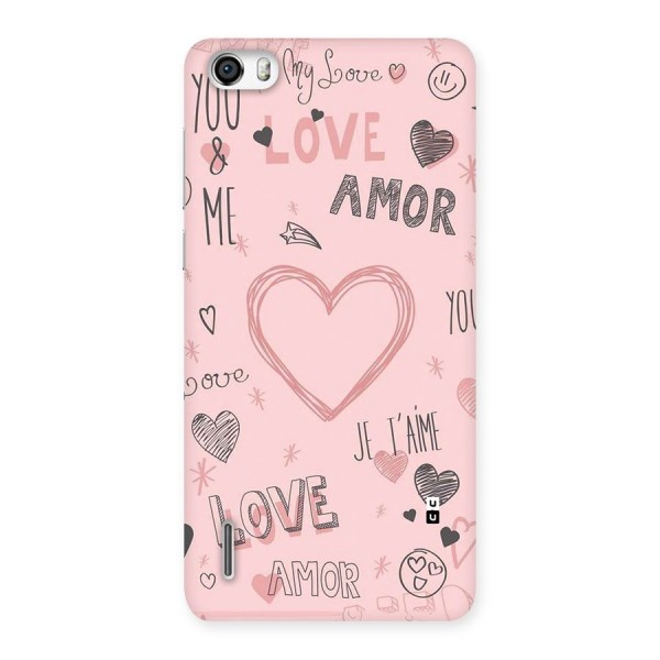 Love Amor Back Case for Honor 6