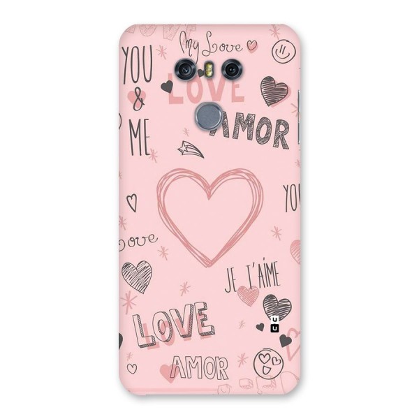 Love Amor Back Case for LG G6