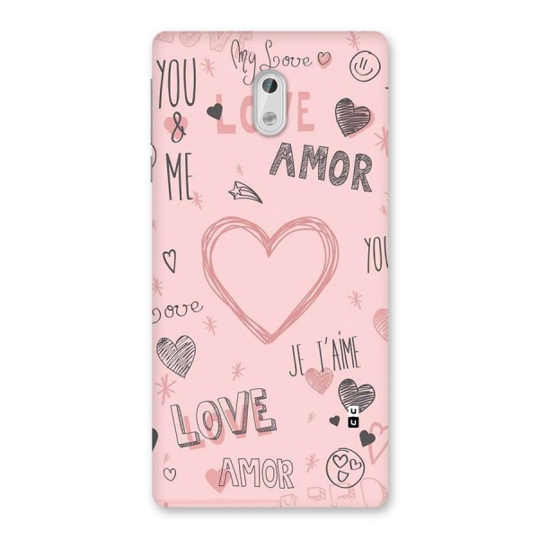 Love Amor Back Case for Nokia 3